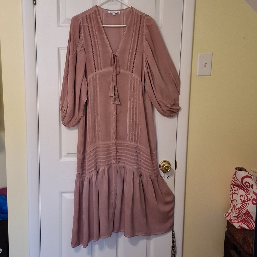 Young fabulous & broke sz S, Joplin dress, maxi bohemian vintage design